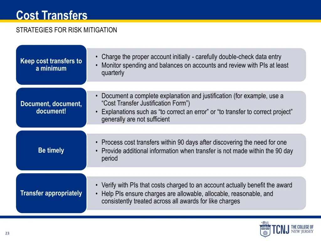 cost transfers 4