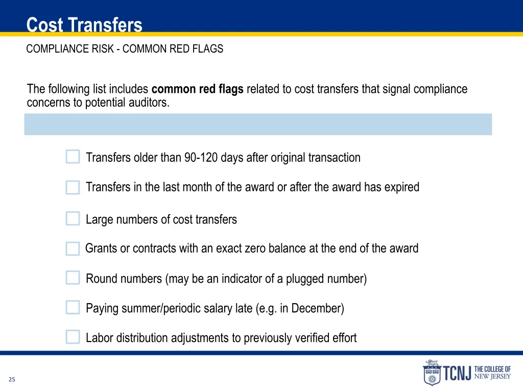 cost transfers 6