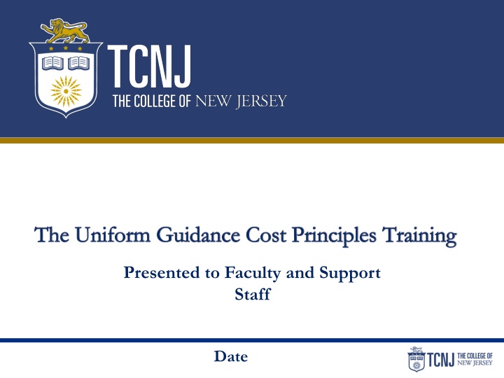 the uniform guidance cost principles training