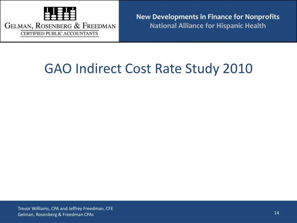 new developments in finance for nonprofits 13