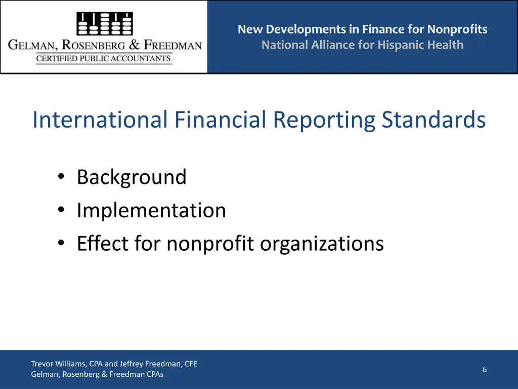 new developments in finance for nonprofits 5