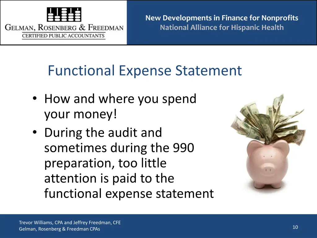 new developments in finance for nonprofits 9
