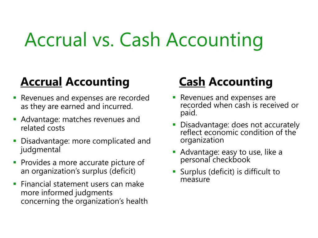 accrual vs cash accounting