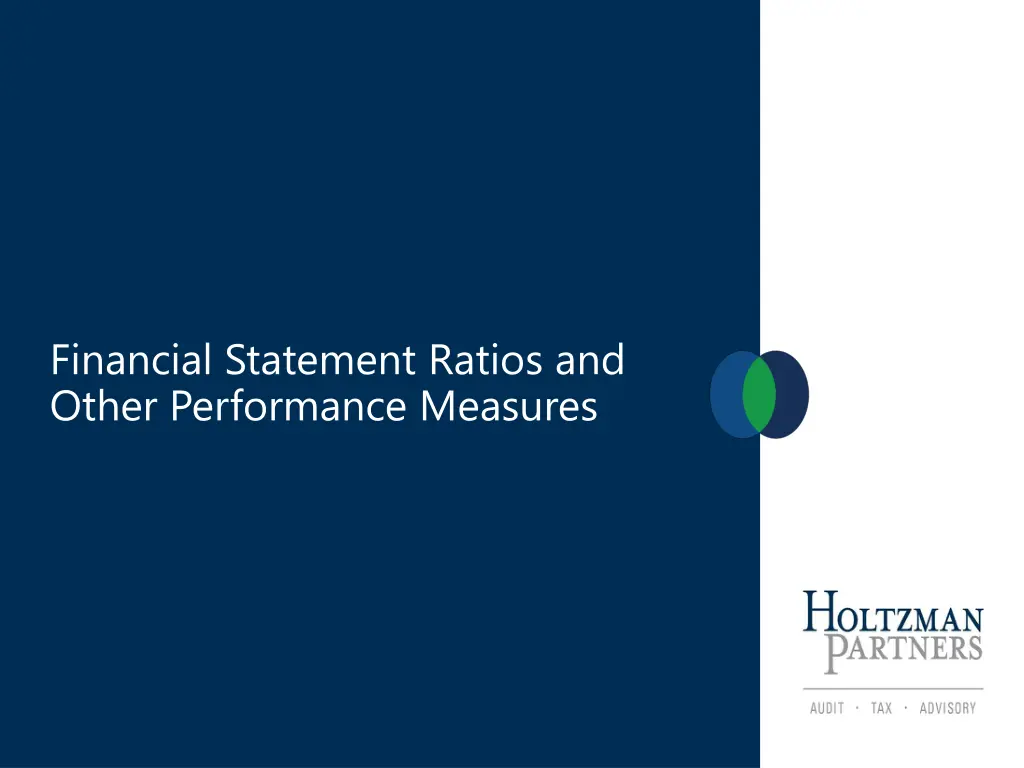 financial statement ratios and other performance