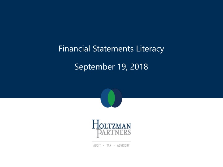 financial statements literacy