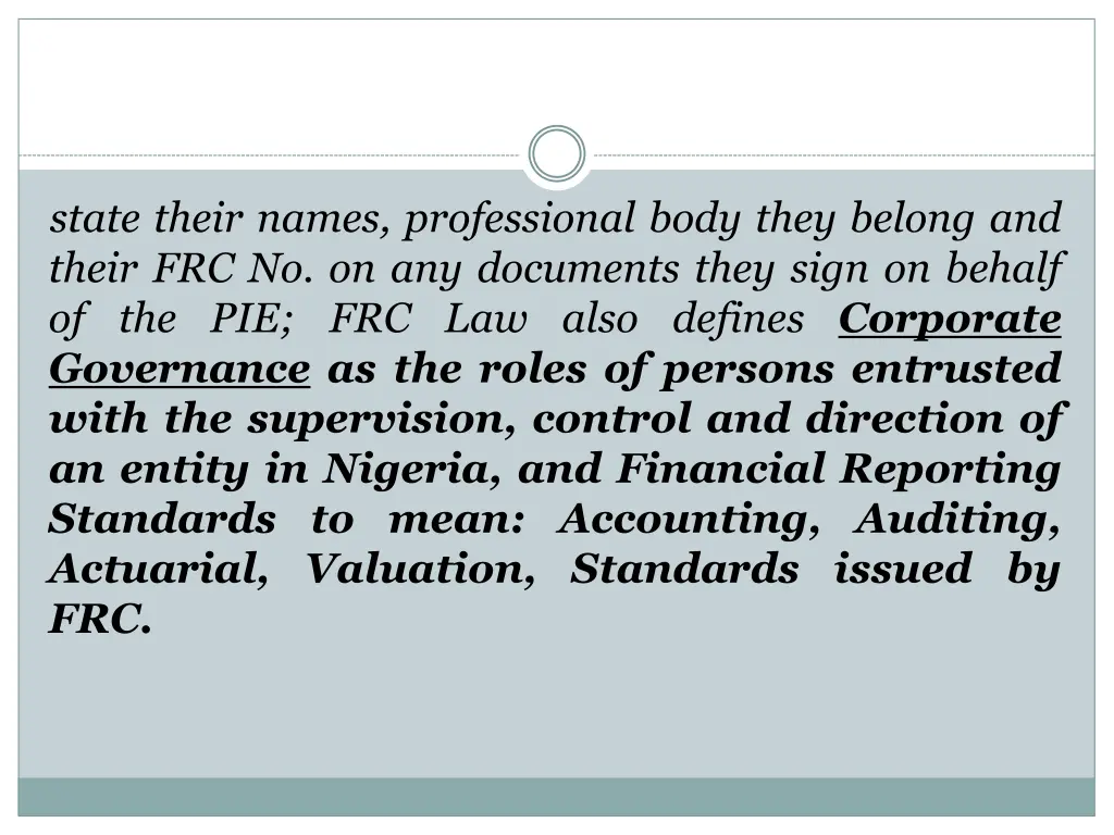 state their names professional body they belong