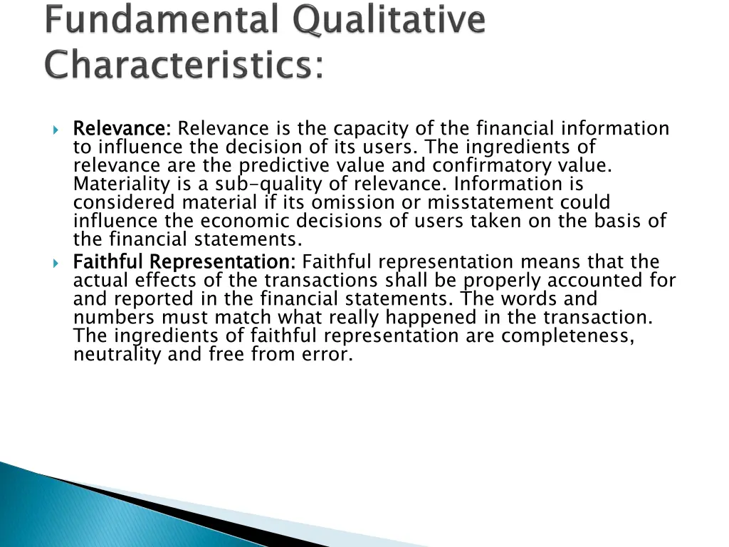 relevance to influence the decision of its users