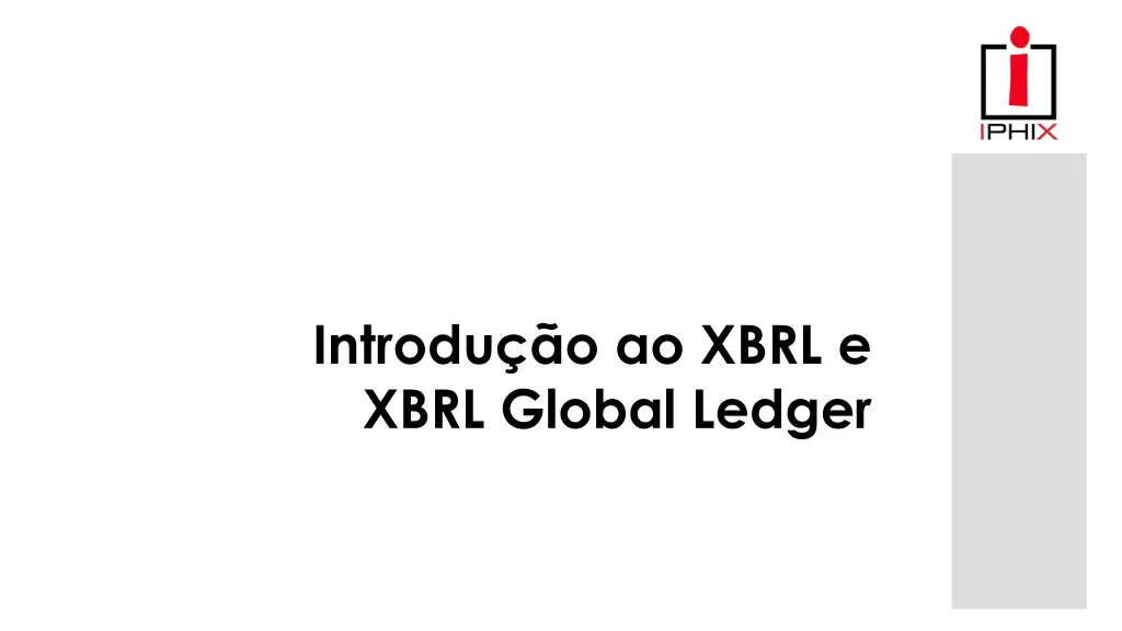 introdu o ao xbrl e xbrl global ledger