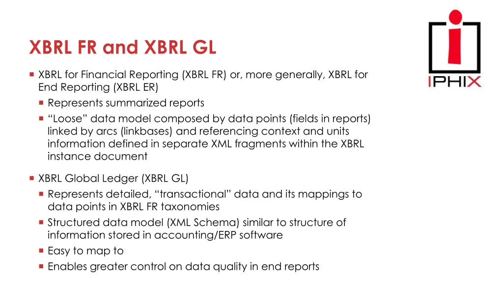 xbrl fr and xbrl gl