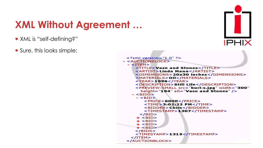 xml without agreement