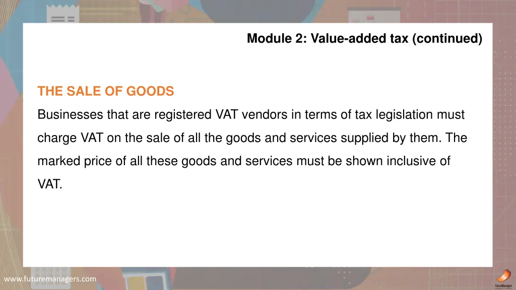 module 2 value added tax continued 3