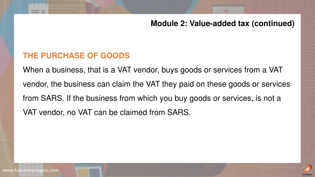 module 2 value added tax continued 4