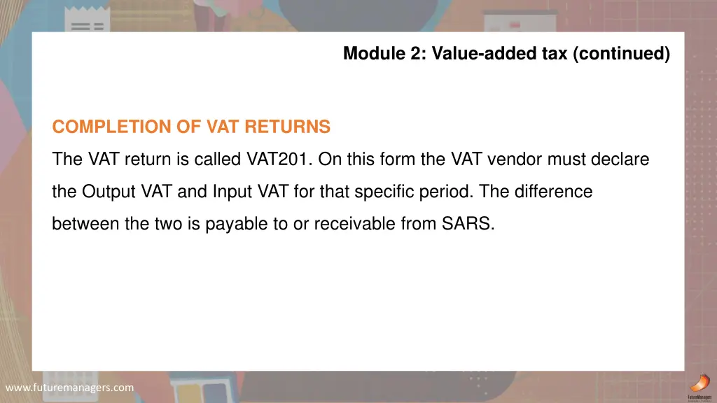module 2 value added tax continued 5