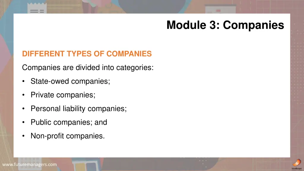 module 3 companies