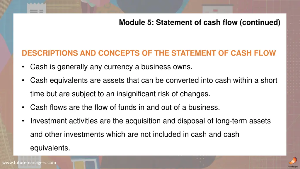 module 5 statement of cash flow continued 2