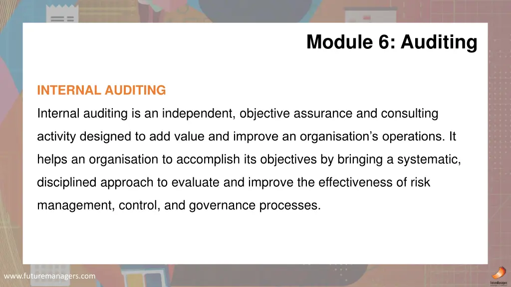 module 6 auditing