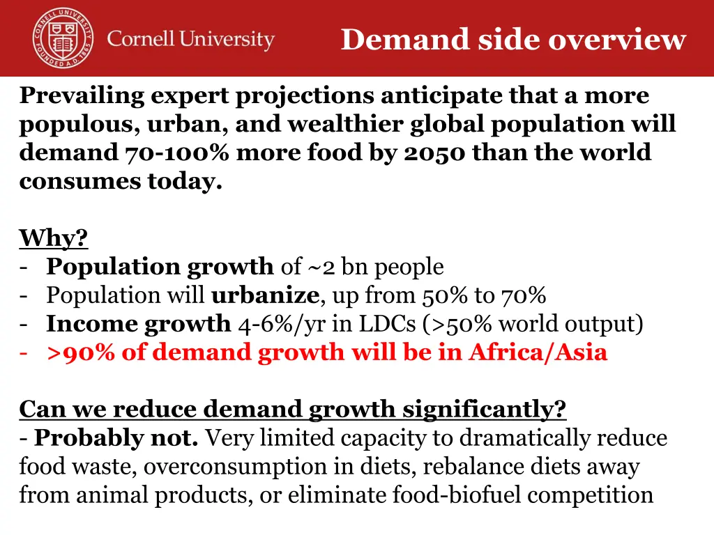 demand side overview