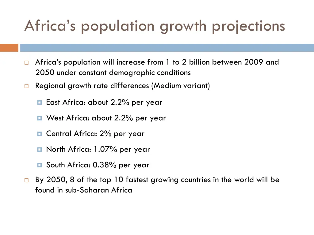 africa s population growth projections