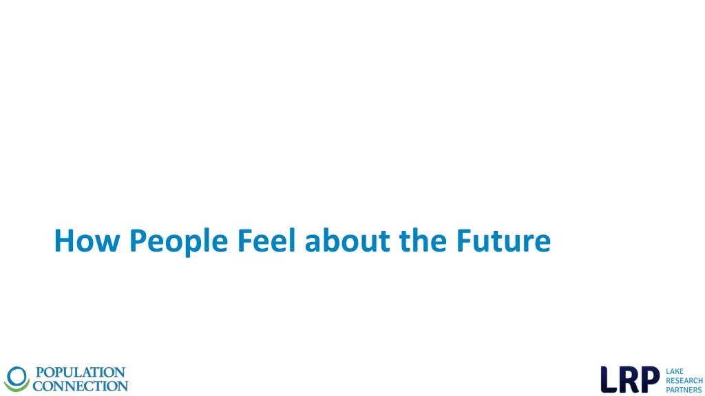 how people feel about the future