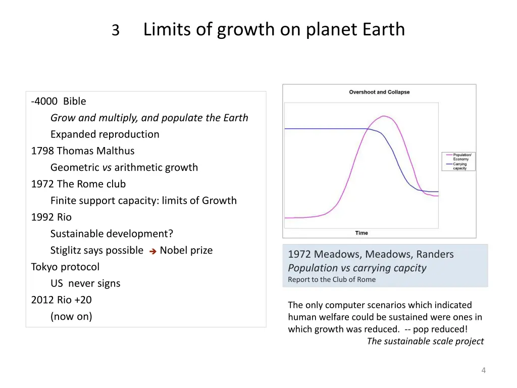 3 limits of growth on planet earth
