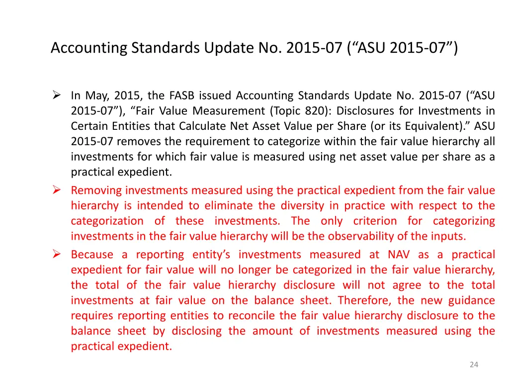 accounting standards update no 2015 07 asu 2015 07
