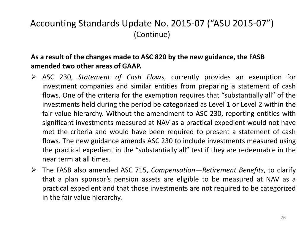 accounting standards update no 2015 07 asu 2015 1
