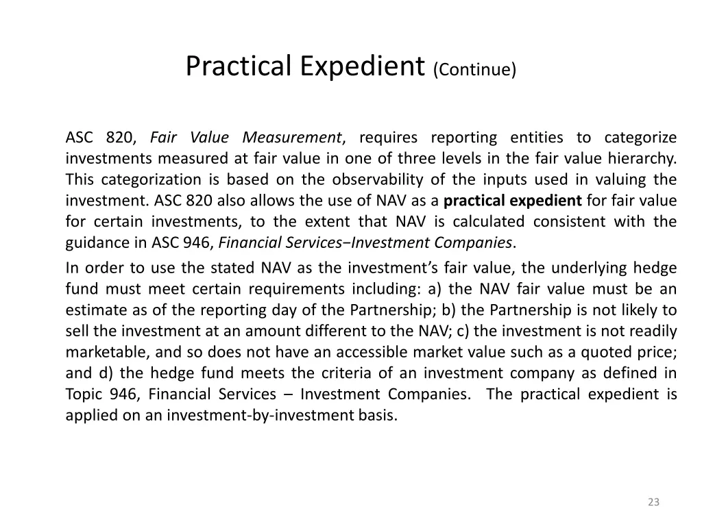 practical expedient continue