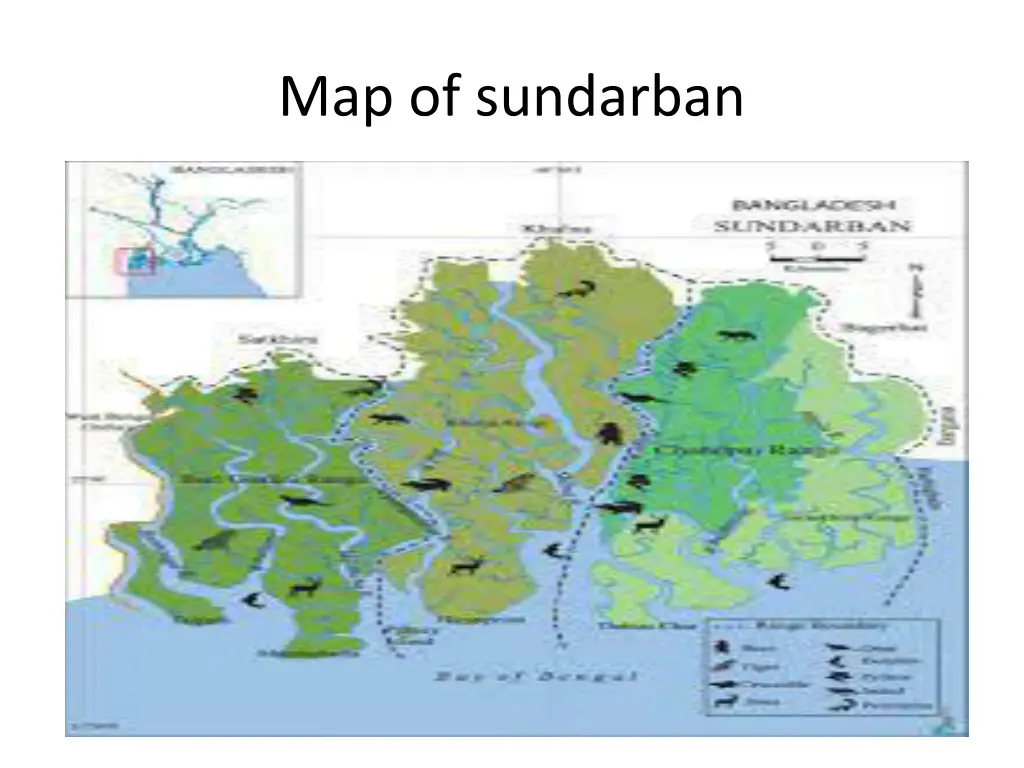 map of sundarban