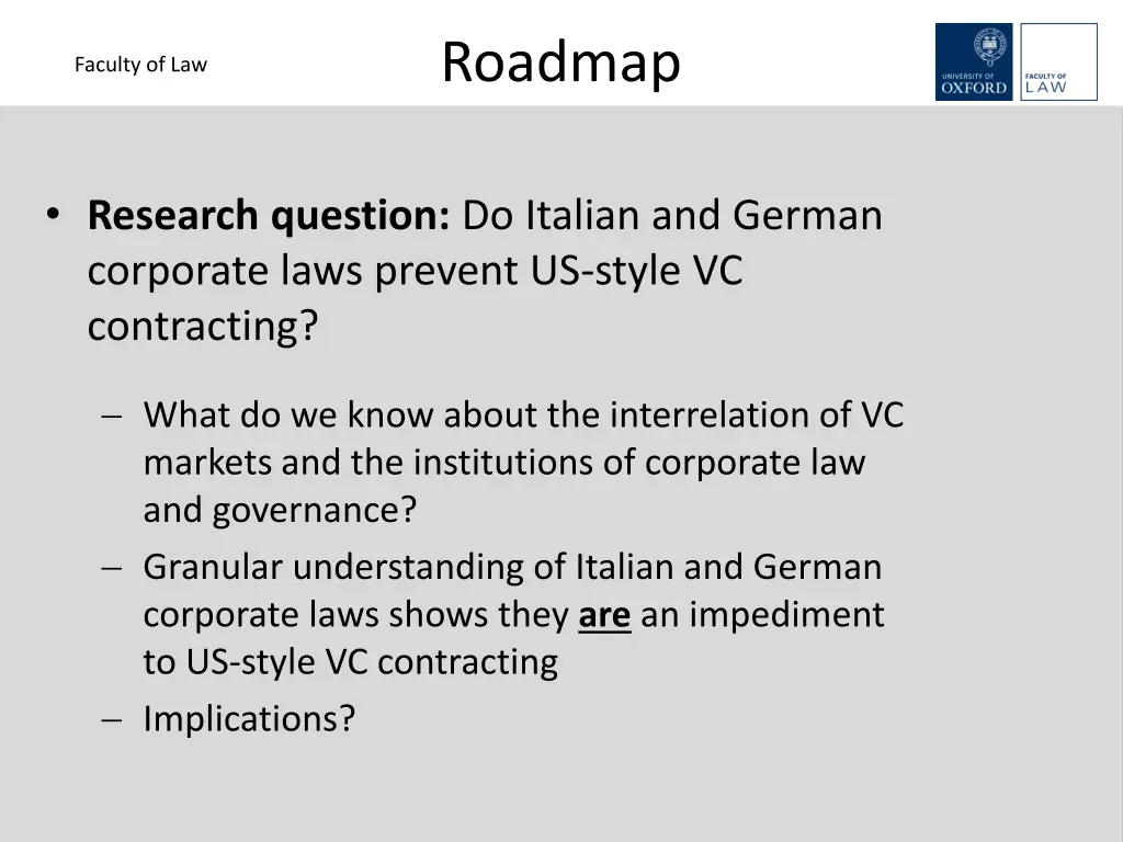 roadmap
