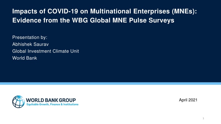 impacts of covid 19 on multinational enterprises