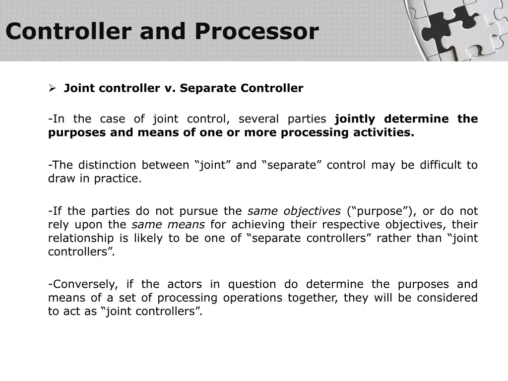 controller and processor 1