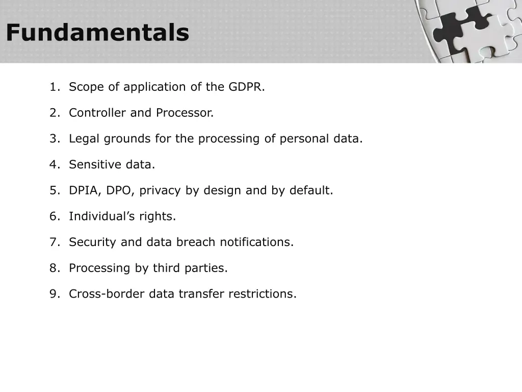 fundamentals