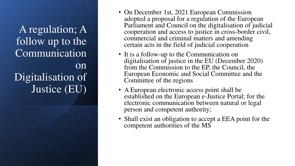 on december 1st 2021 european commission adopted