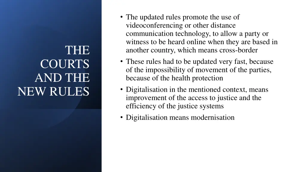 the updated rules promote