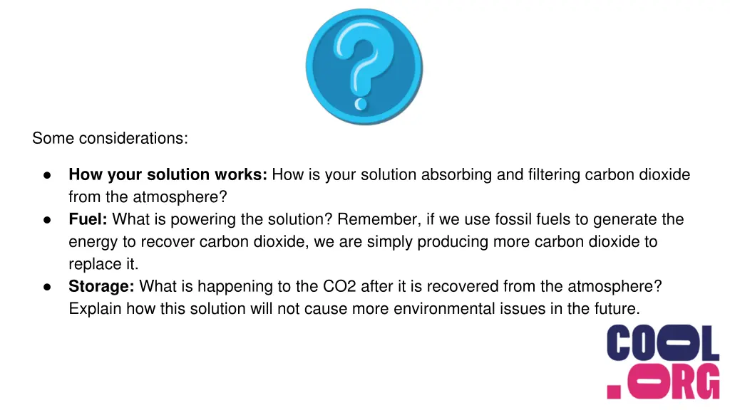 some considerations