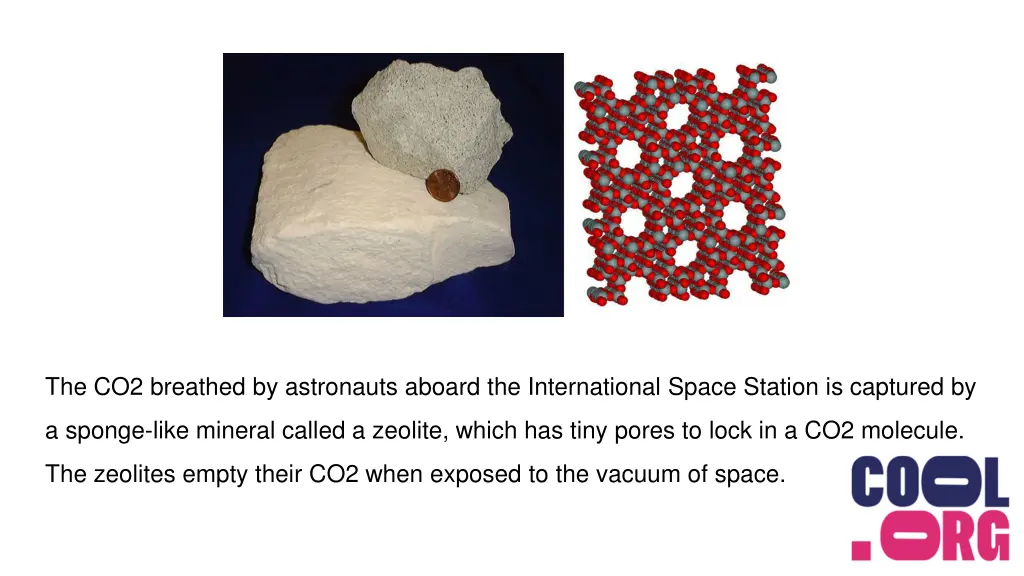 the co2 breathed by astronauts aboard