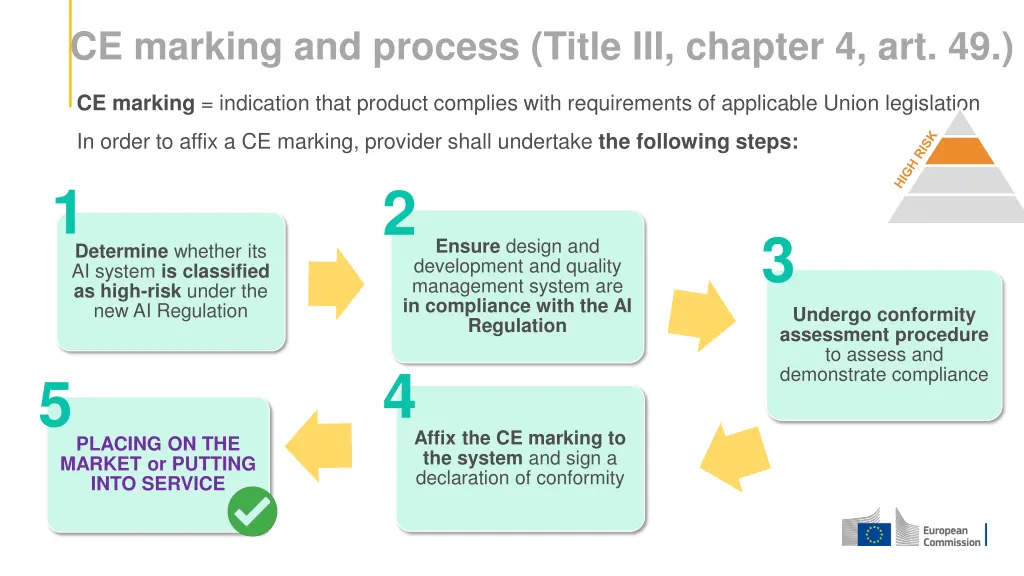 ce marking and process title iii chapter 4 art 49