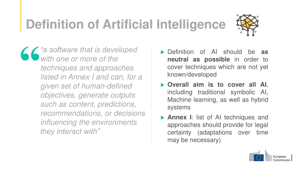 definition of artificial intelligence