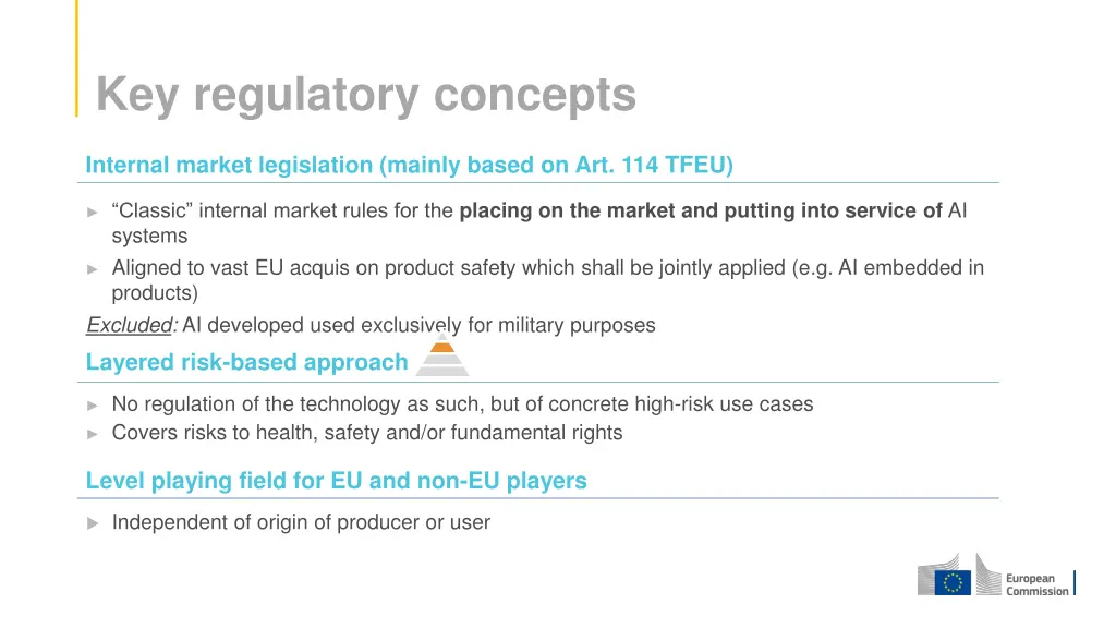 key regulatory concepts