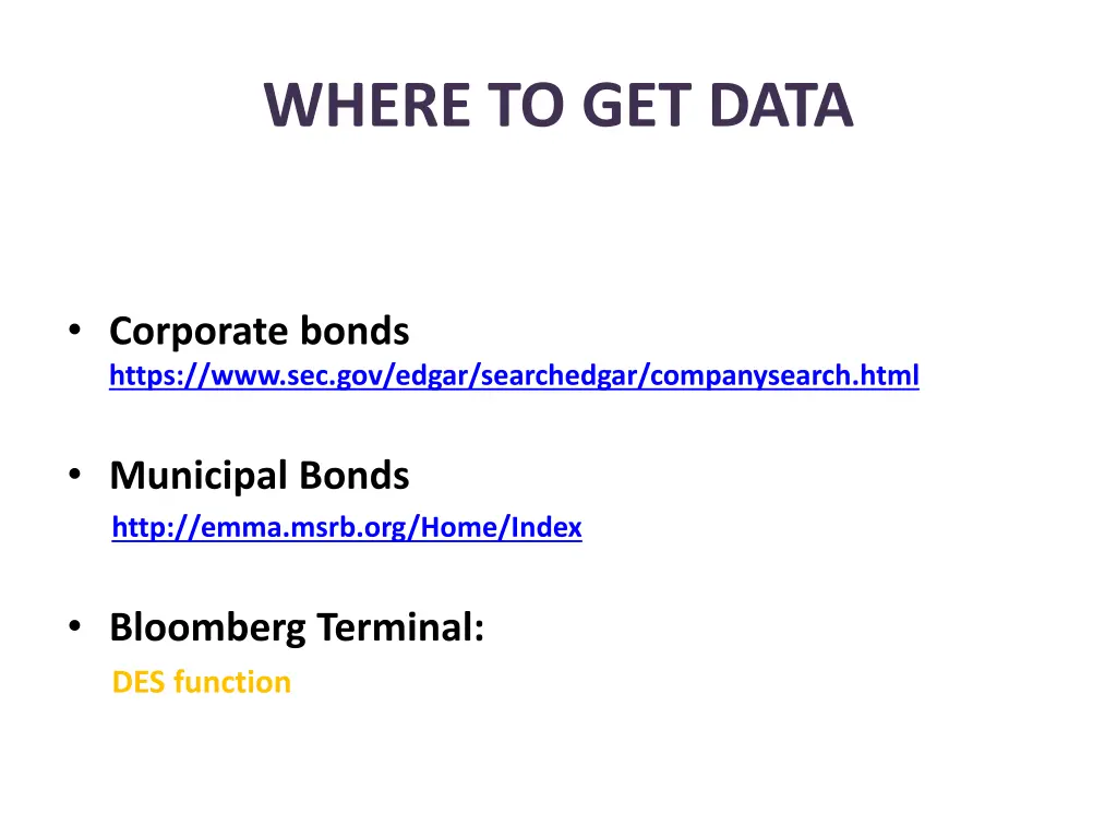 where to get data