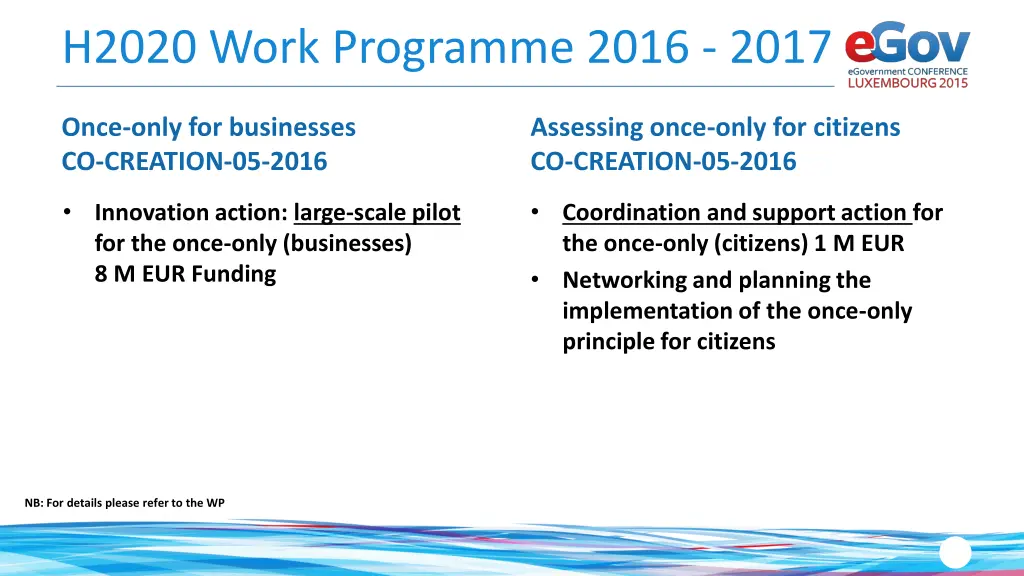 h2020 work programme 2016 2017