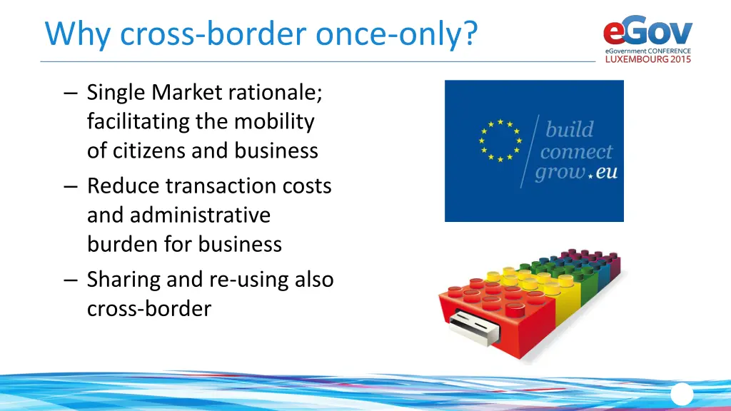 why cross border once only