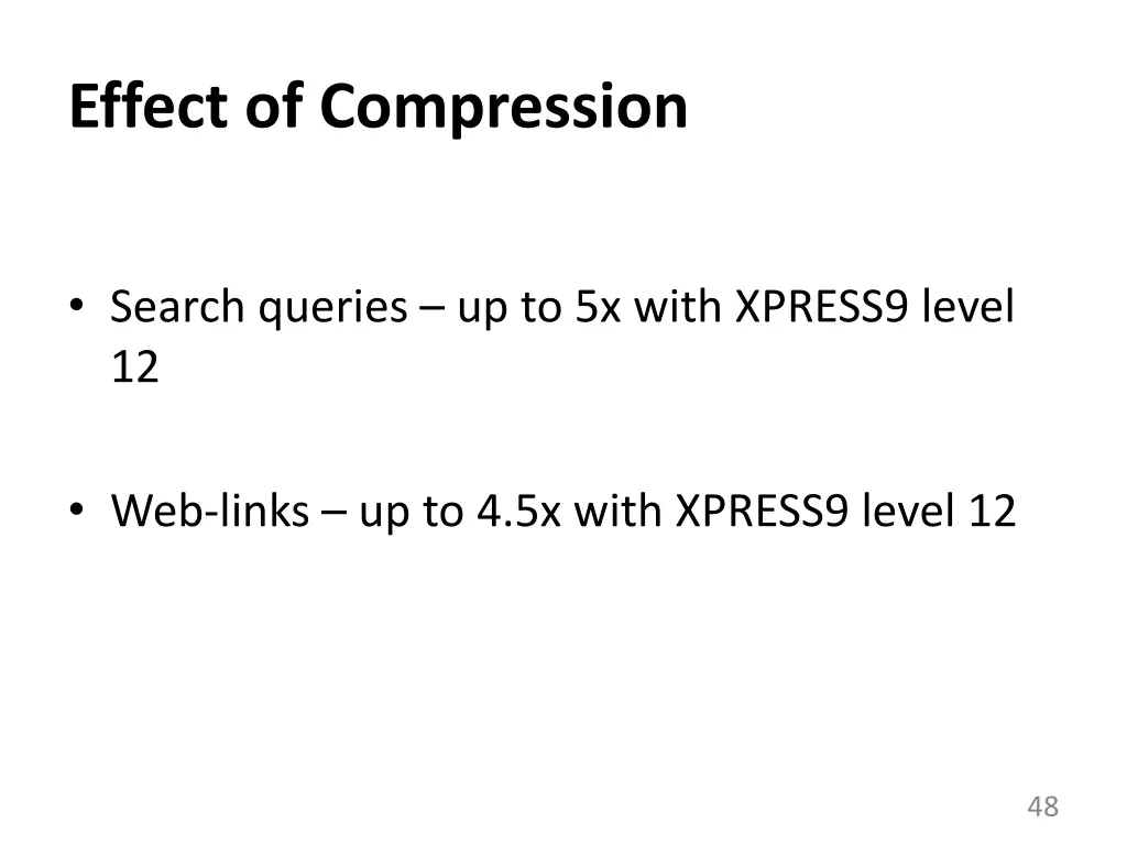 effect of compression