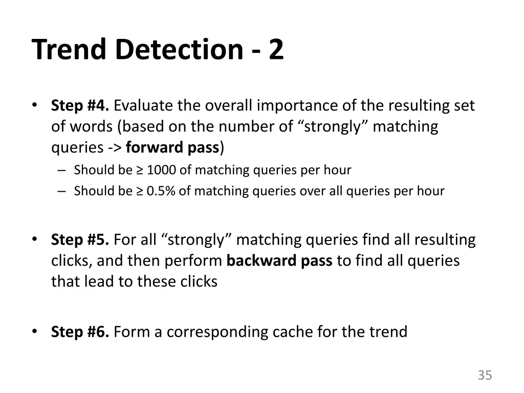 trend detection 2