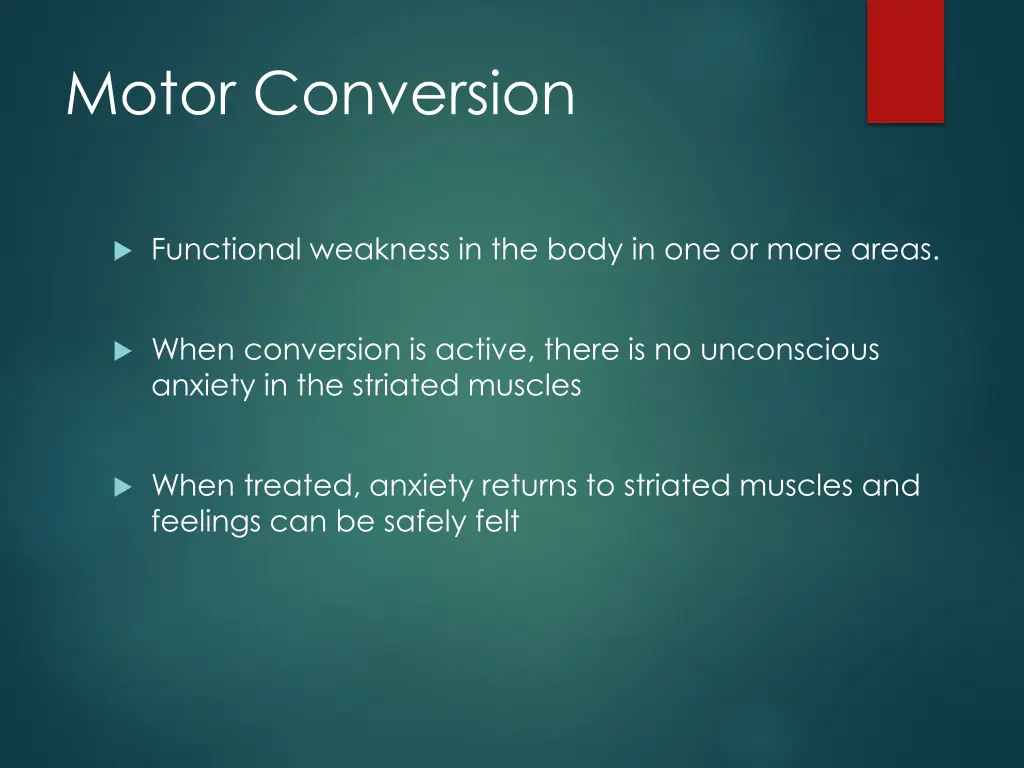 motor conversion