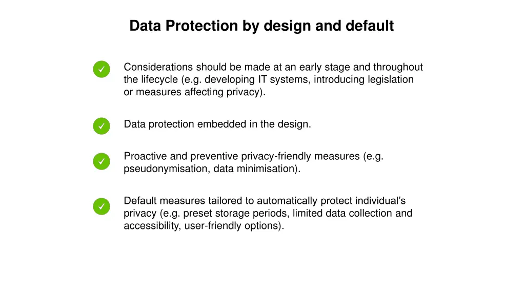 data protection by design and default