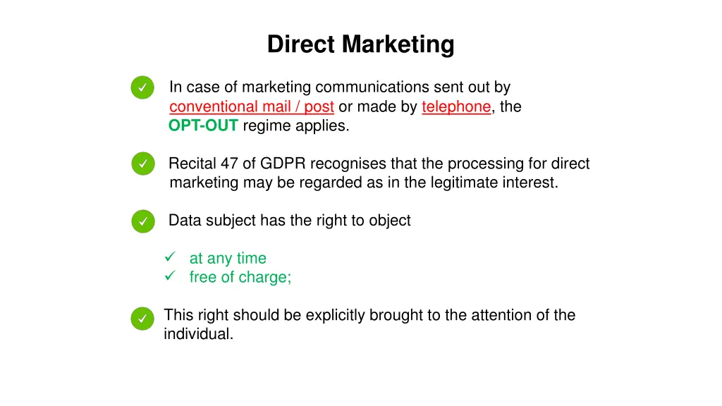 direct marketing