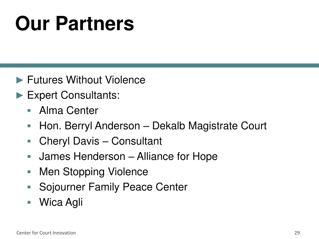 our partners