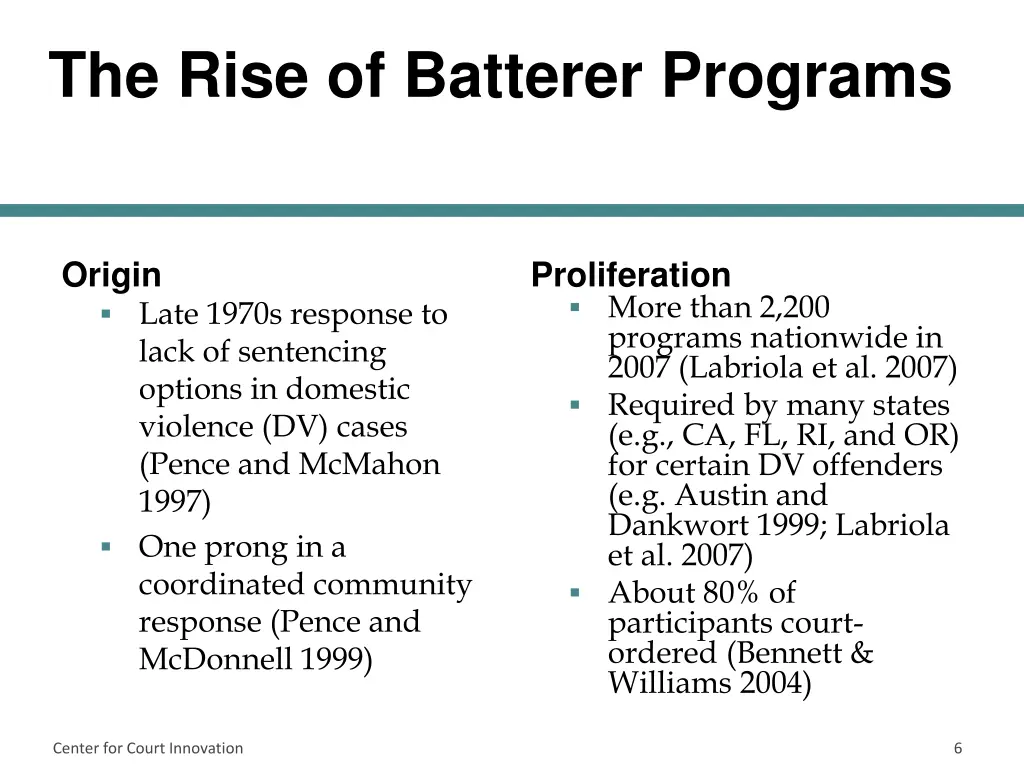 the rise of batterer programs