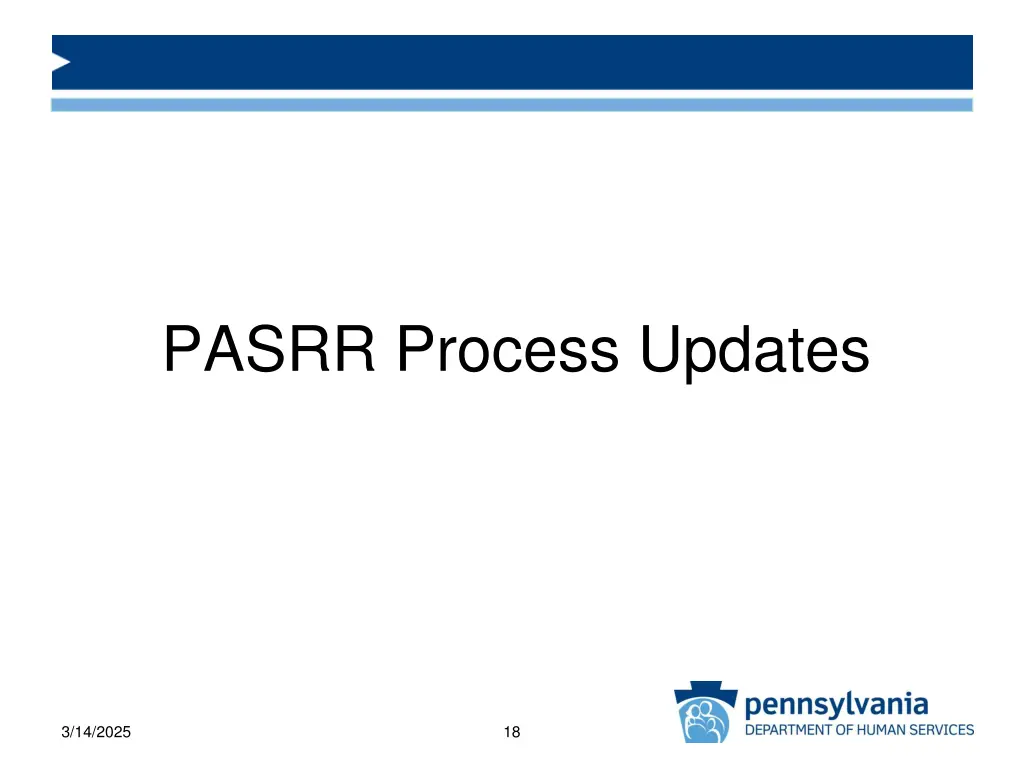 pasrr process updates